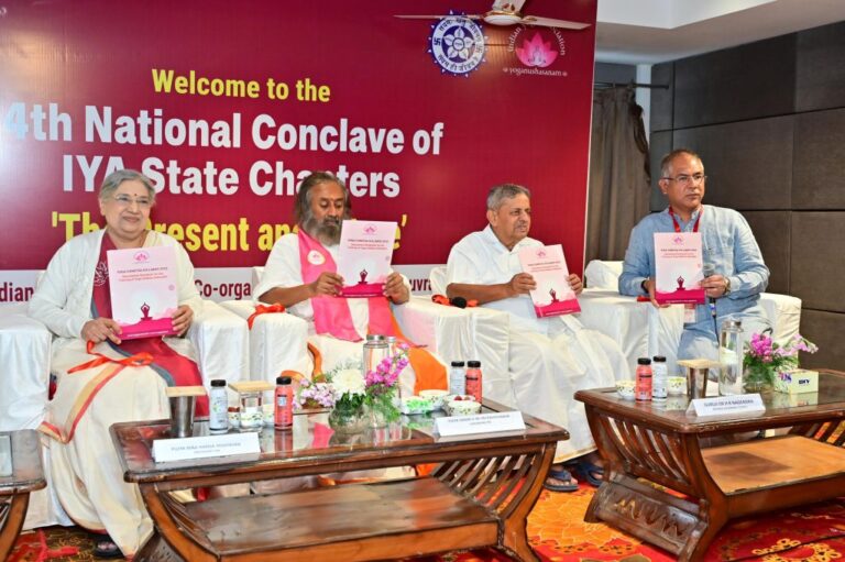 Indian Yoga Association Hosts 4th National State Chapter Conclave, Unveils IYA Mobile App
