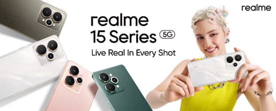 ​realme Launches 15 Series with Industry-First AI Edit Genie and Segment leading Performance