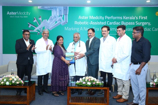 ​Aster Medcity performs Kerala’s First Robotic-Assisted Cardiac Bypass Surgery, marking a new era in Cardiac Care