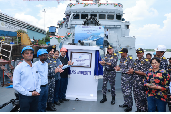 Second anti-submarine warship, INS Androth inducted into Indian Navy