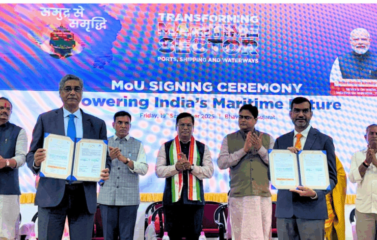 ₹66,000 crore MoU signed for domestic shipbuilding