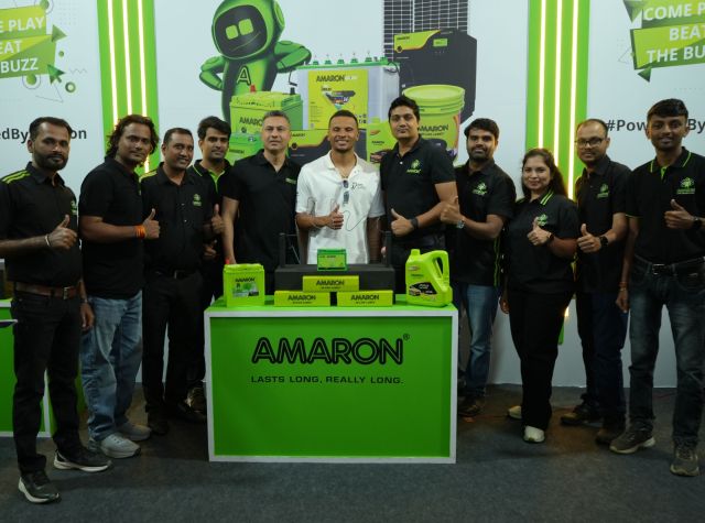 AMARON creates high-energy moments at Tata Mumbai Marathon 2026