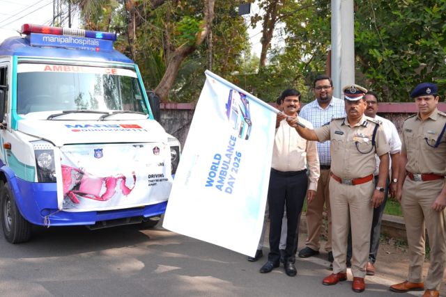 ​Manipal Hospital Vijayawada Honors Ambulance Drivers & Owners on World Ambulance Day