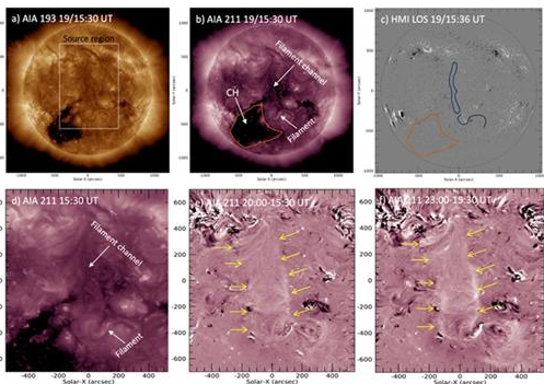 Indian astronomers Trace Major Geomagnetic Storm to Minor Solar CMEs