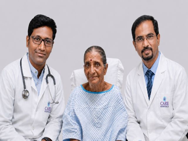 ‘We Had Almost Lost Hope’: 84-Year-Old Woman Walks Again After Highly Complex Heart Surgery at CARE Hospitals, Hitech City