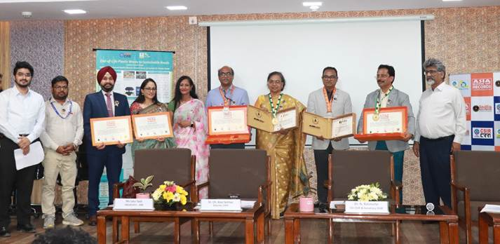 Waste plastic road innovation wins India, Asia record honours