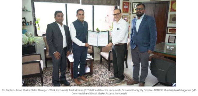 Immuneel Therapeutics and Tata Memorial Centre Sign Strategic MoU to Advance Cell and Gene Therapy Research in India