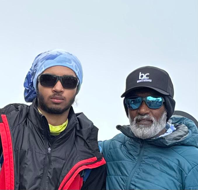 ​Grandfather-Grandson Duo Makes History: 72-Year-Old Lingam Ravindra Rao and 17-Year-Old Anuraag Scale Mount Elbrus